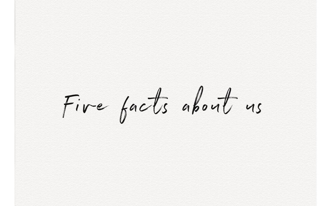 Five Facts About Us